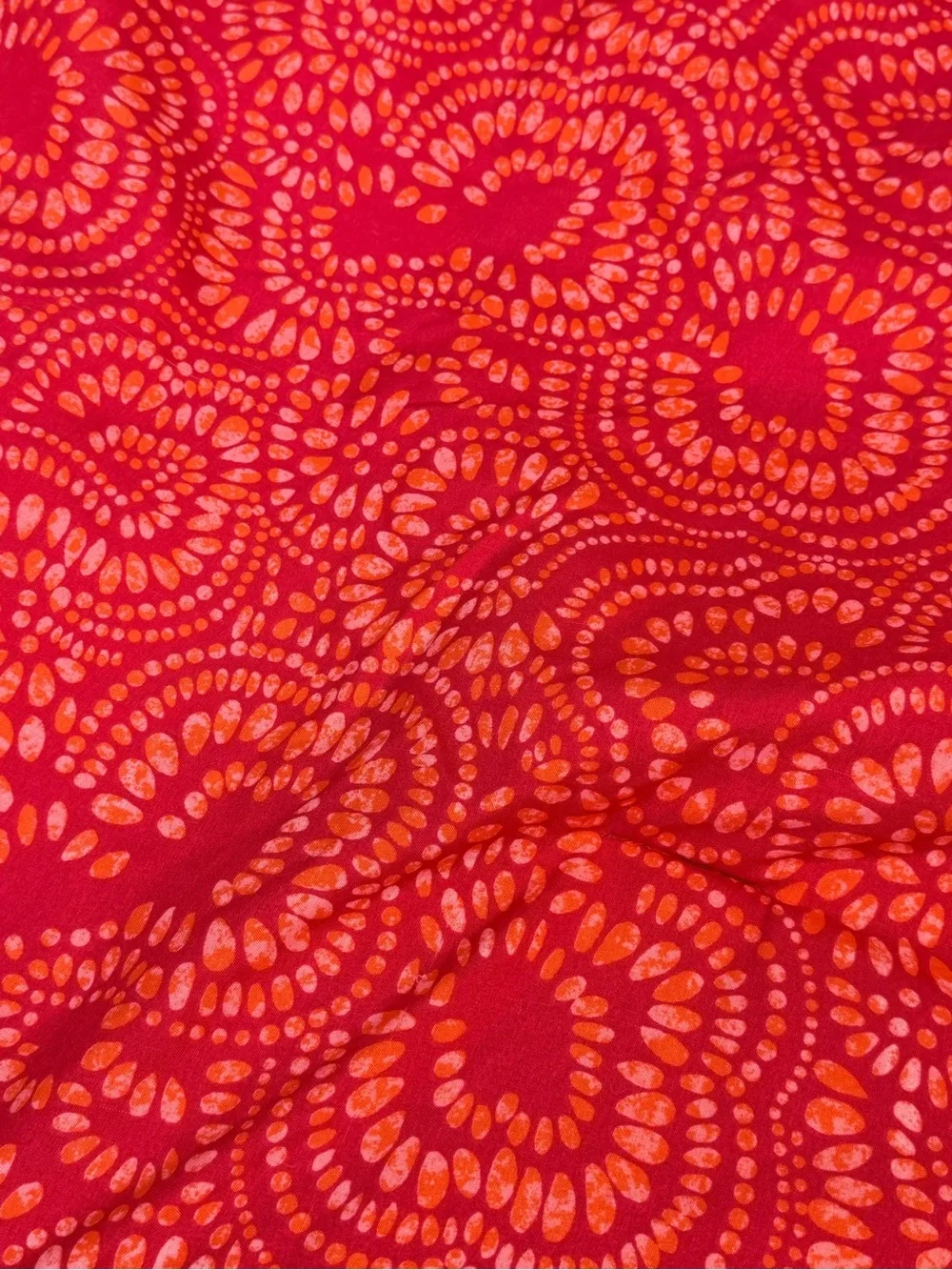 VCNY Home Casa damask reversible red paisley comforter